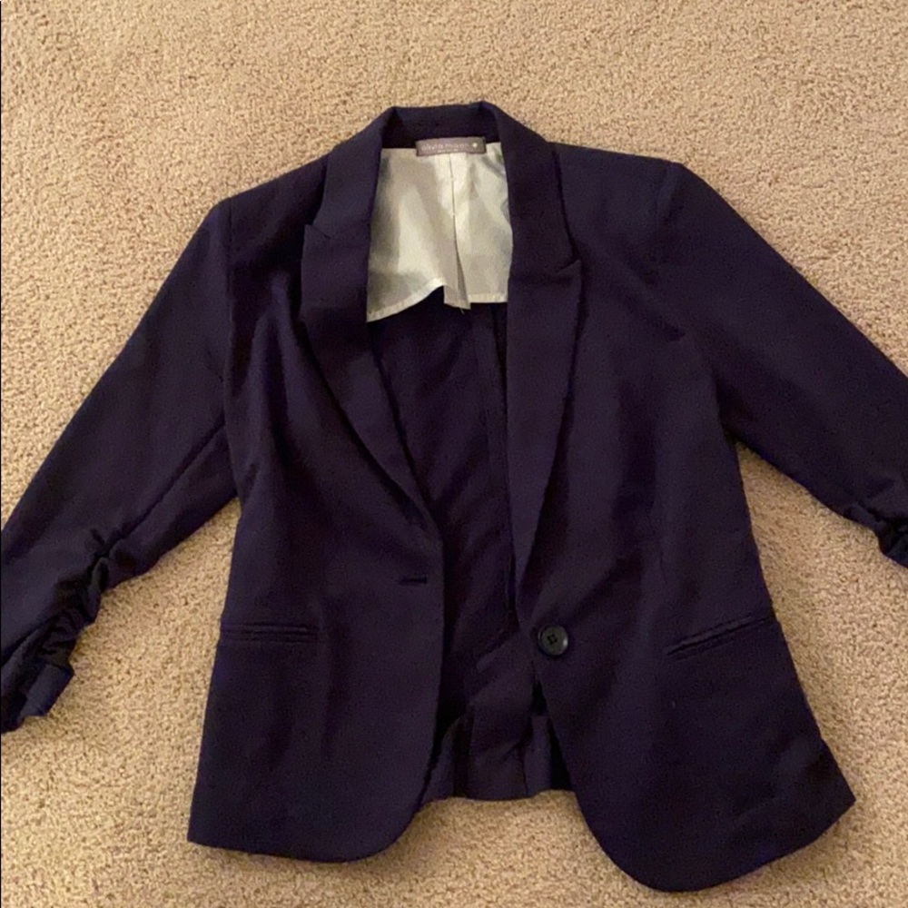 Olivia Moon cotton/polyester blazer